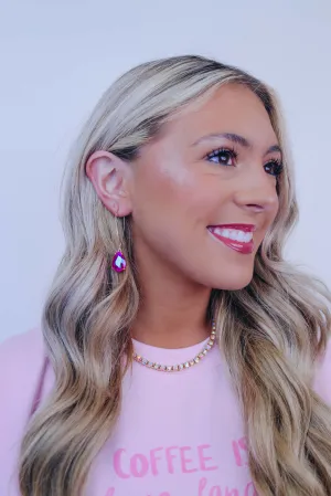 Iridescent Timeless Teardrop Earrings