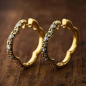Irregular Golden Vintage Rings