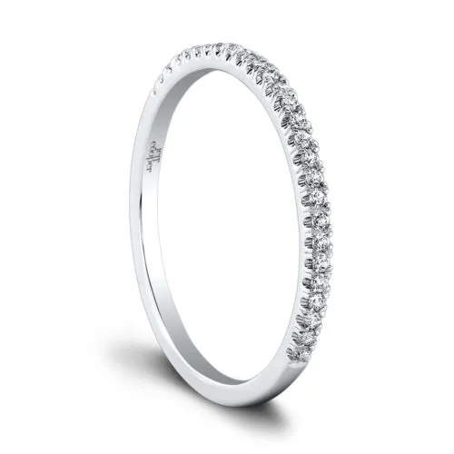 Jeff Cooper 'Tracie' Prong Set Diamond Wedding Band