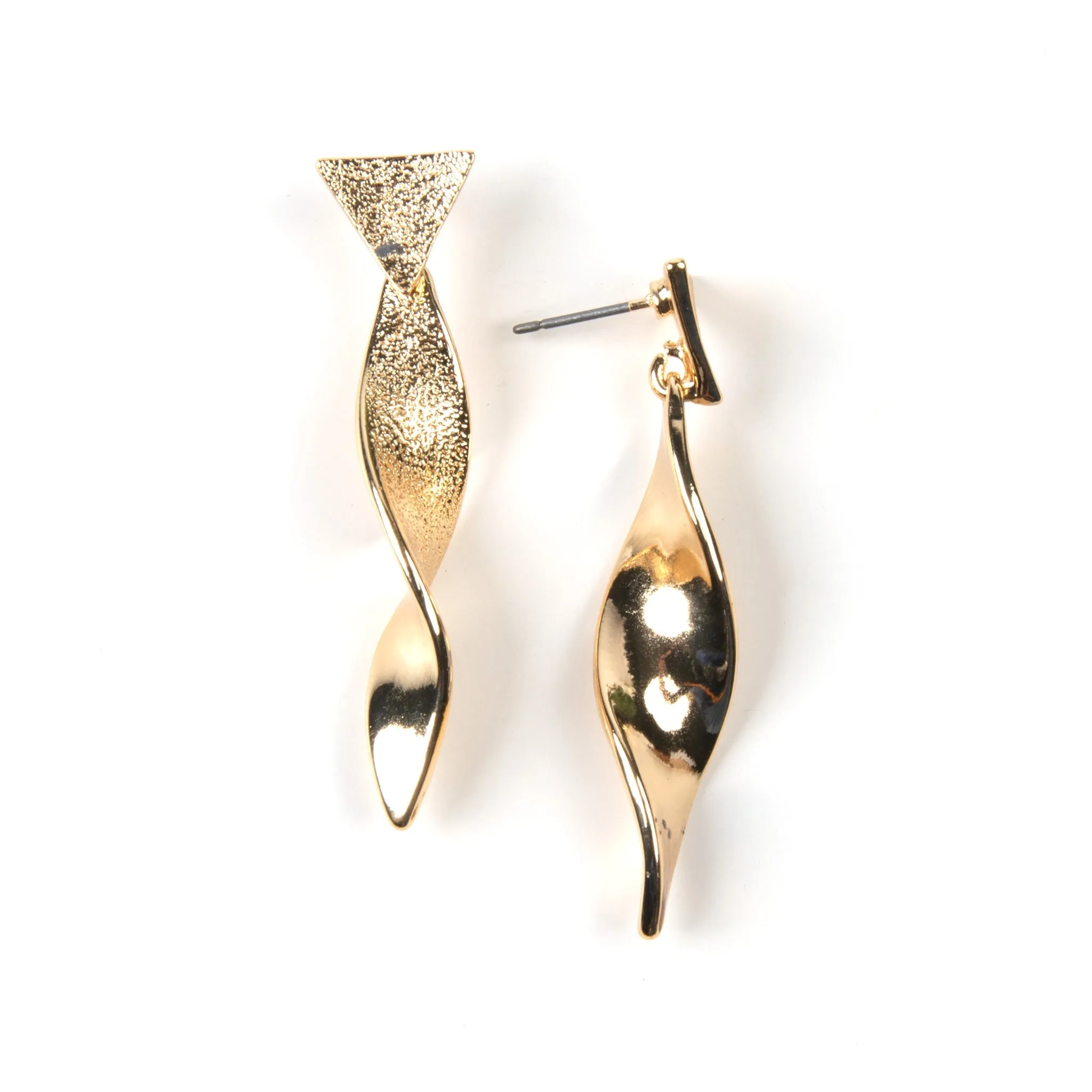 Kali Twisted Ribbon Earrings