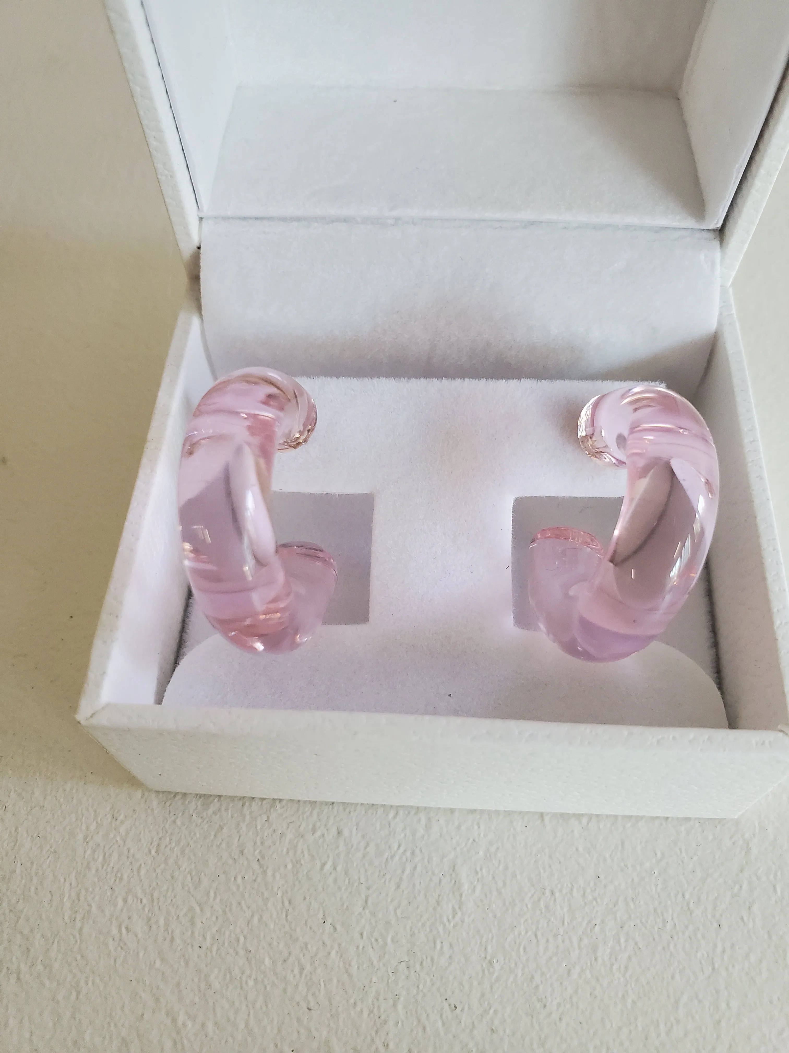 KEANE Mini Hoops - Pink