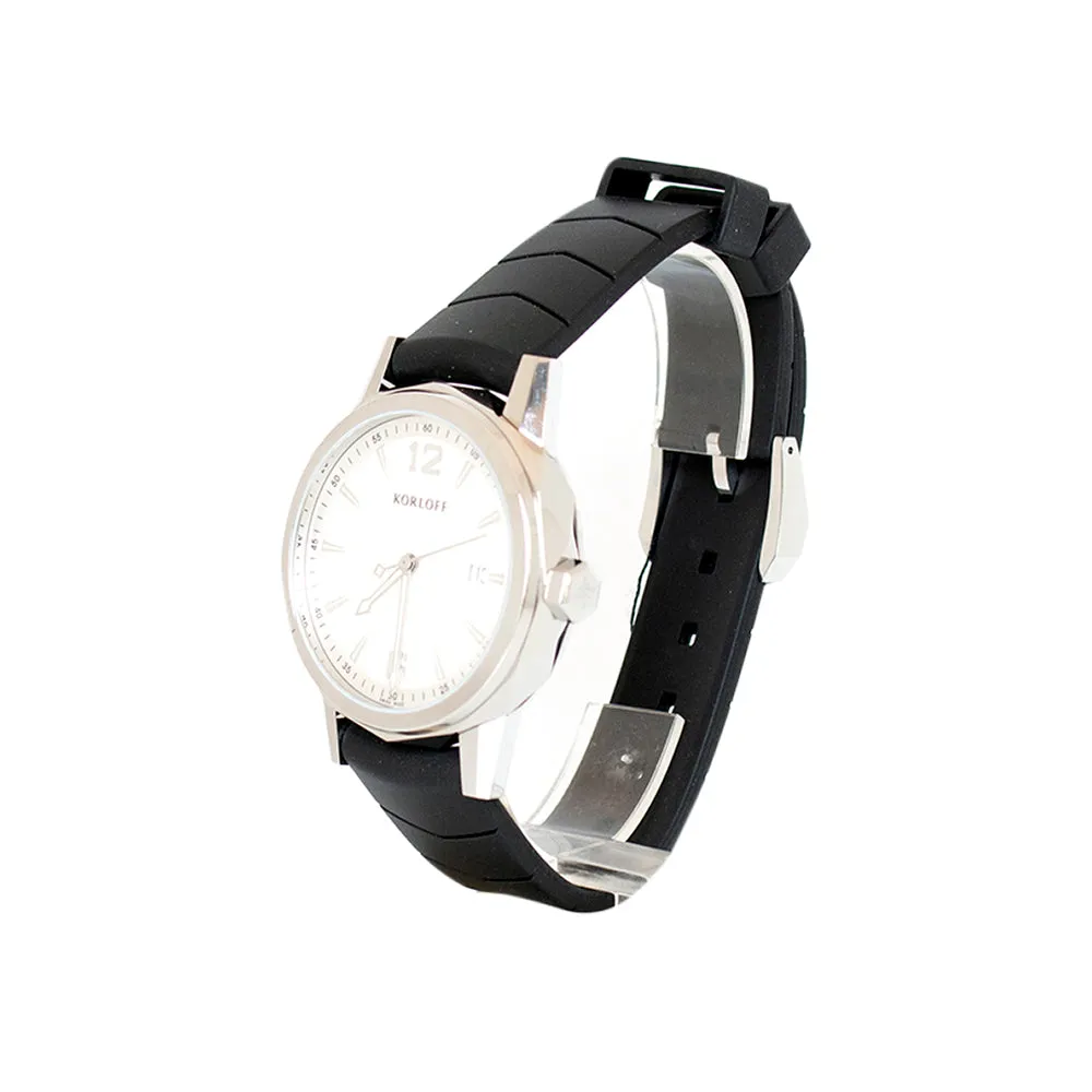 Korloff Mens Watch Stainless Steel Case