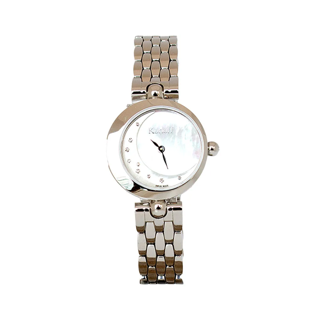 Korloff Watch Ladies Stainless Steel Case And Bracelet