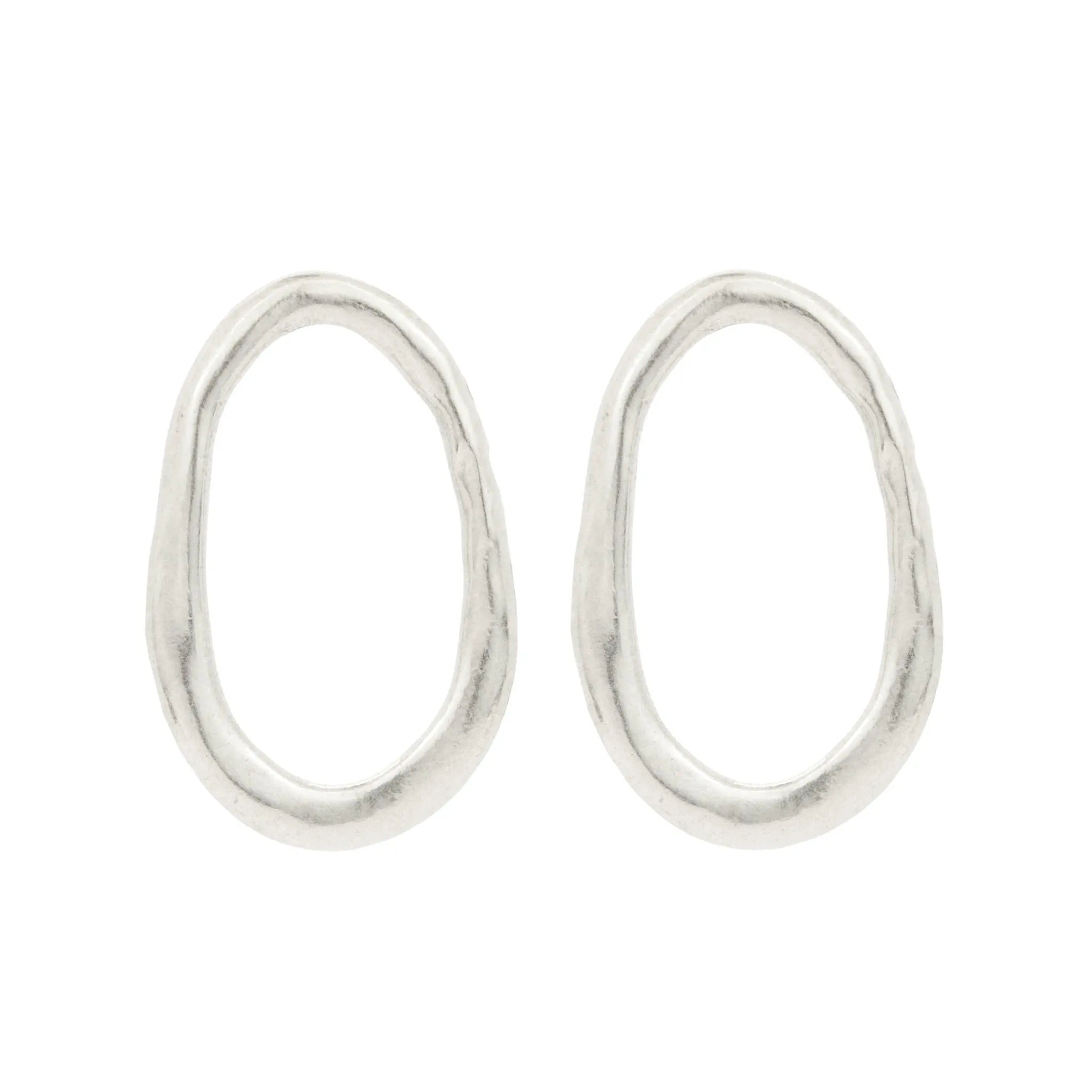 Lake Earrings | Silver