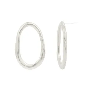 Lake Earrings | Silver