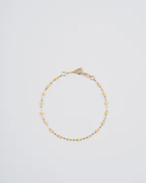 lemon bead bracelet - yellow gold
