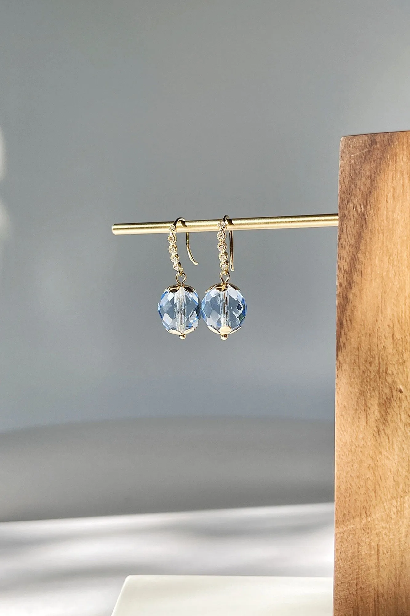 Leni Earrings in Sky Blue