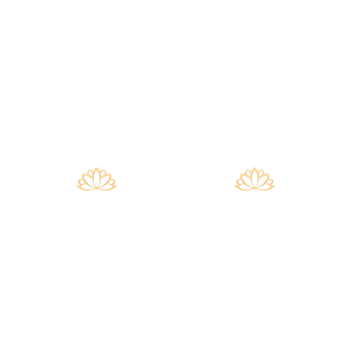 Lotus Stud Earring