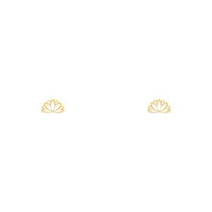 Lotus Stud Earring
