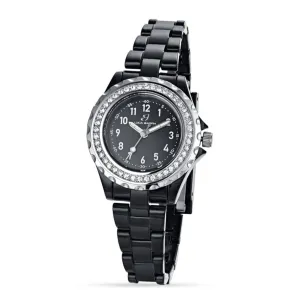 Luca Barra Ladies Watch In Black Polycarbonate With Black Dial