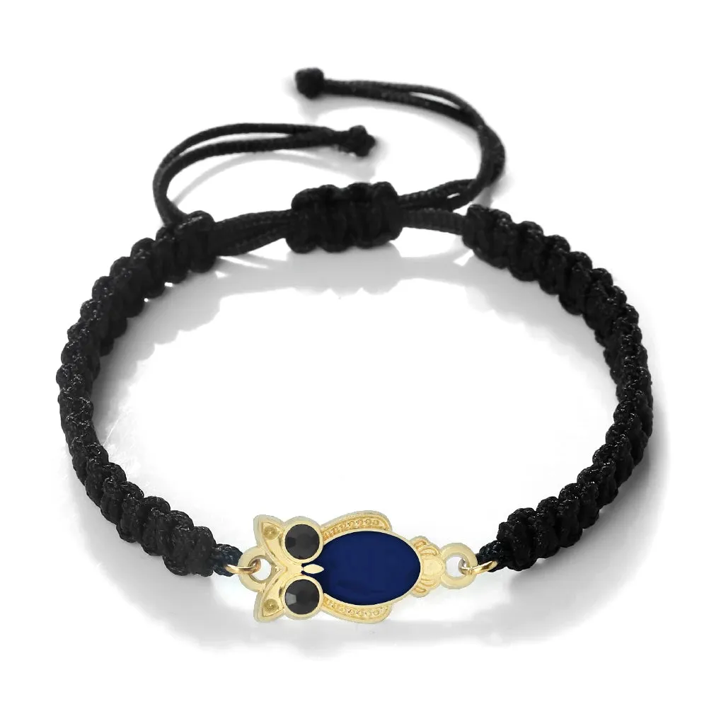 Lucky Charms Blue Color Owl Bracelets