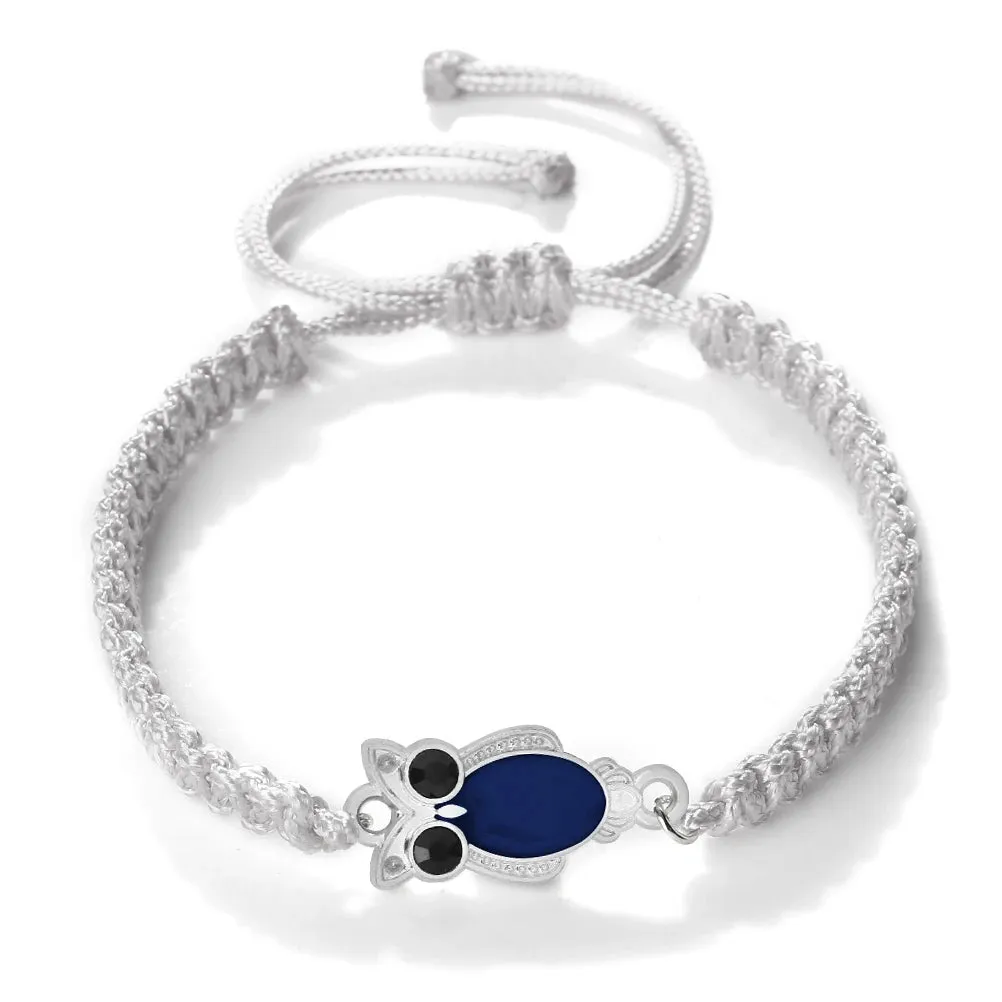 Lucky Charms Blue Color Owl Bracelets