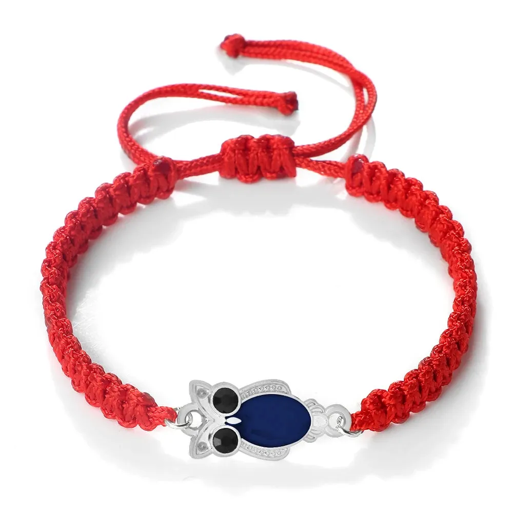 Lucky Charms Blue Color Owl Bracelets