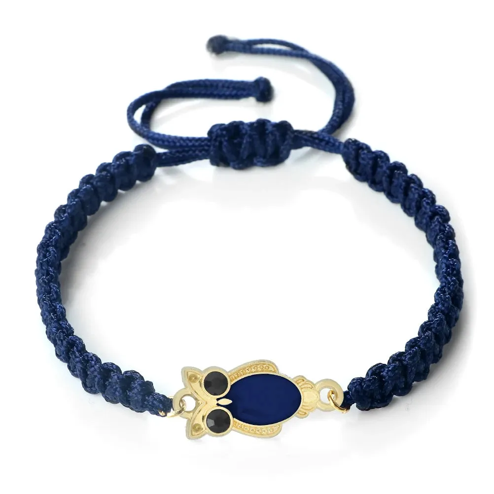 Lucky Charms Blue Color Owl Bracelets