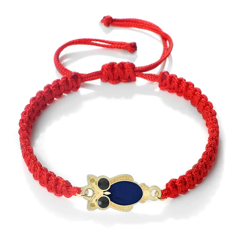 Lucky Charms Blue Color Owl Bracelets