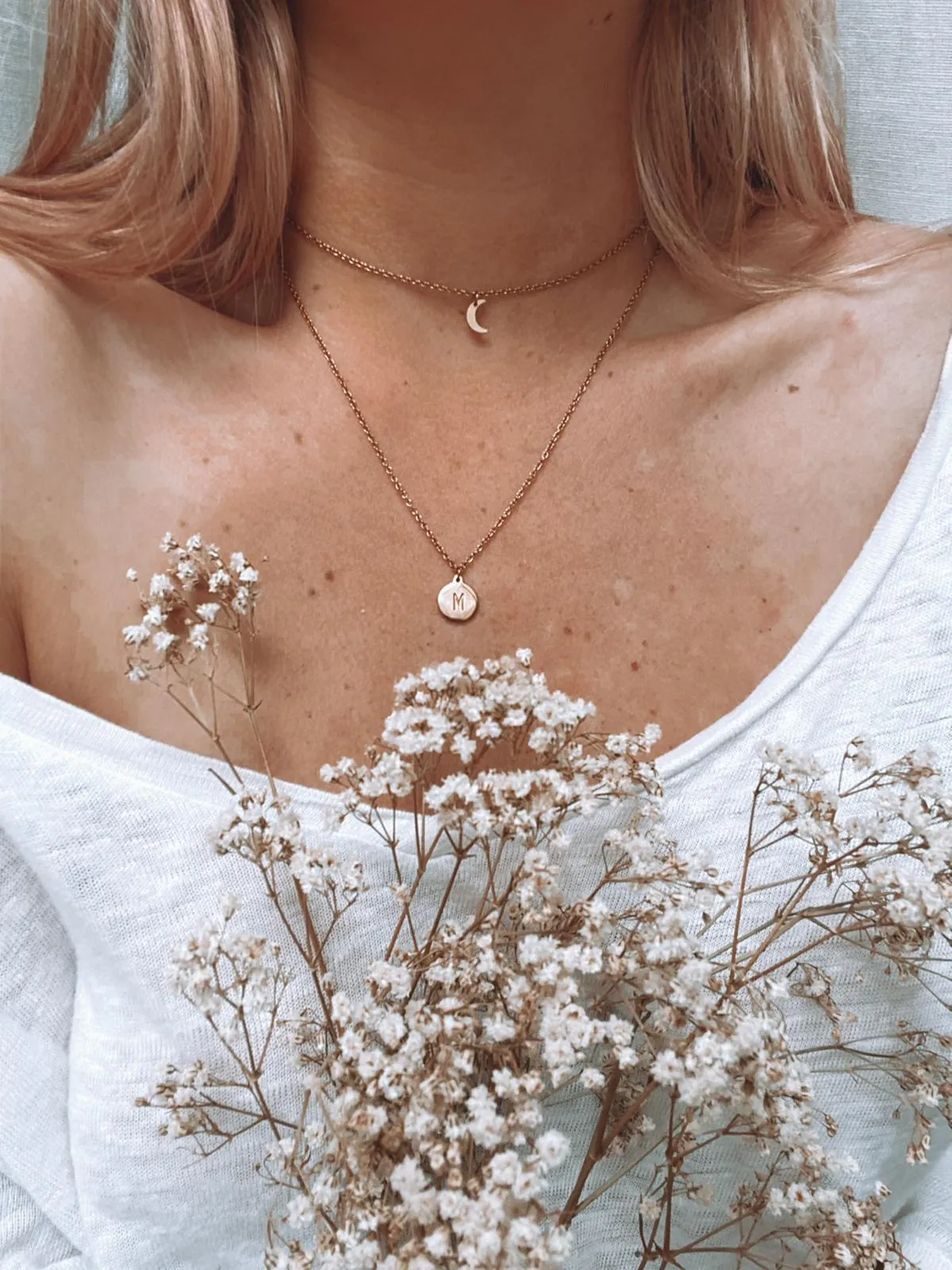 Lumiela Necklaces Initial Only