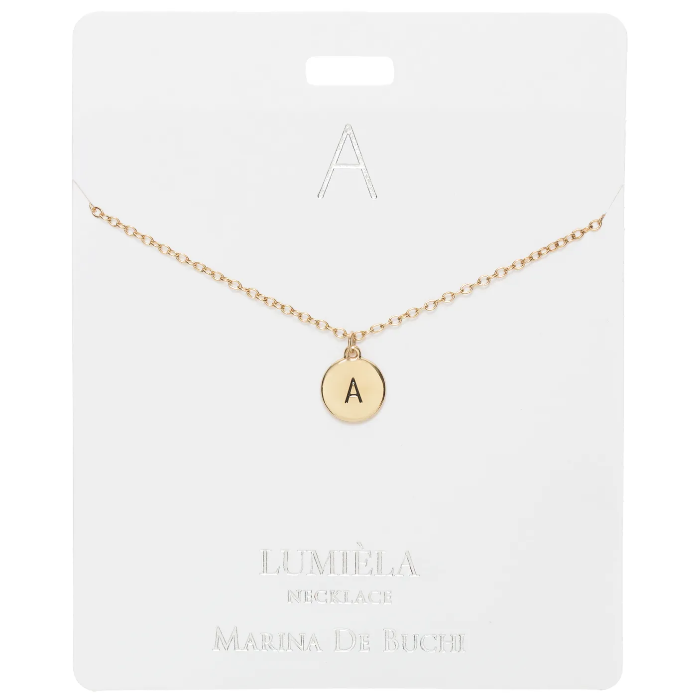 Lumiela Necklaces Initial Only