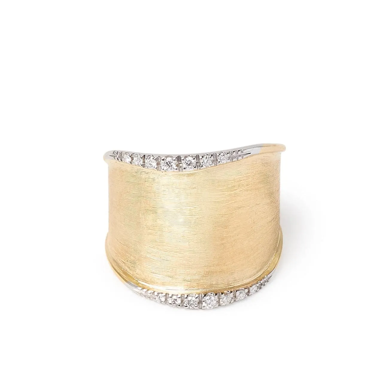 Lunaria 18K Yellow Gold & Diamond Medium Ring