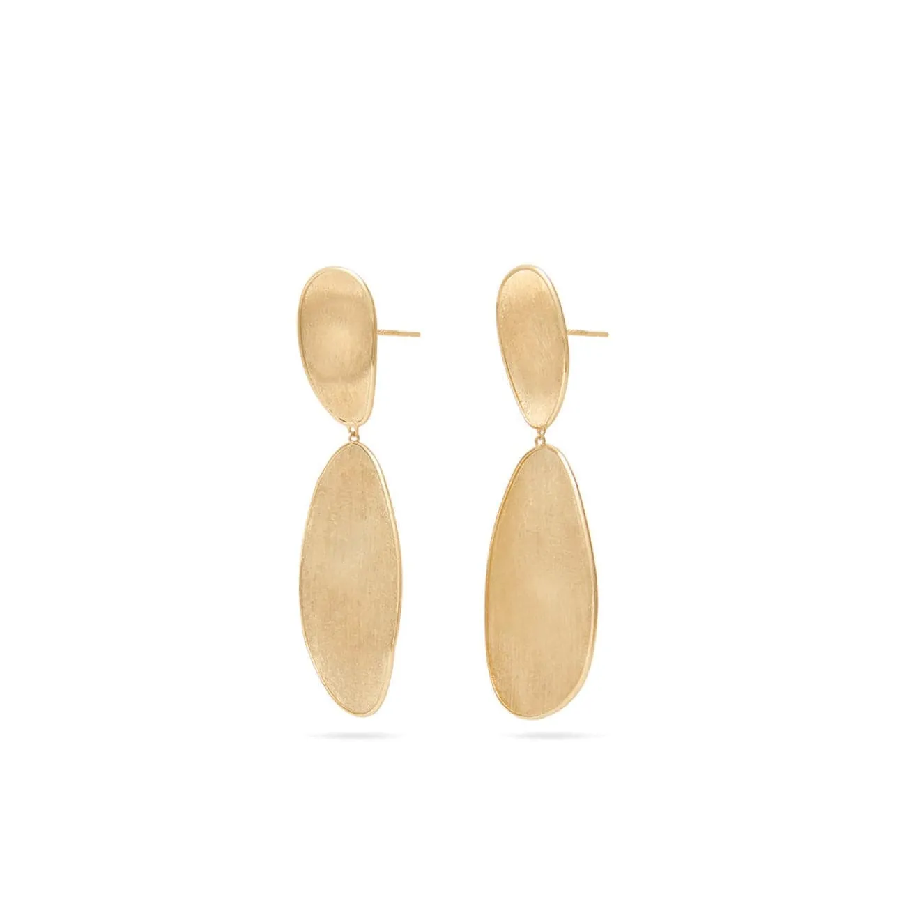Lunaria 18K Yellow Gold Large Double Drop Earrings