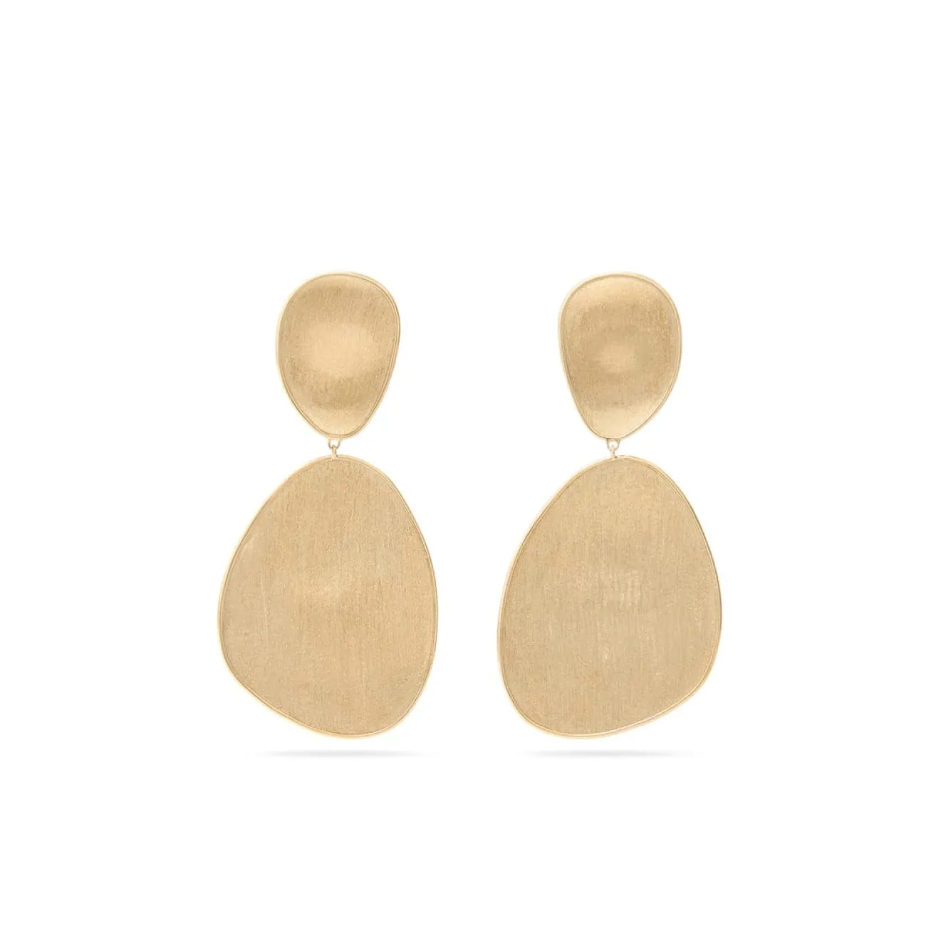 Lunaria 18K Yellow Gold Large Double Drop Earrings