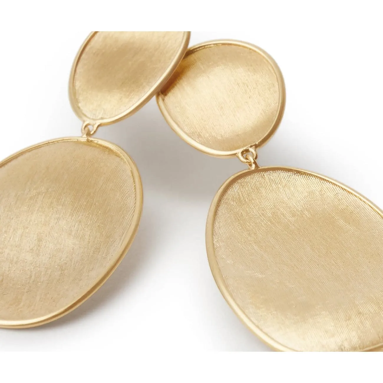 Lunaria 18K Yellow Gold Small Double Drop Earrings