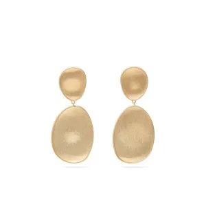 Lunaria 18K Yellow Gold Small Double Drop Earrings