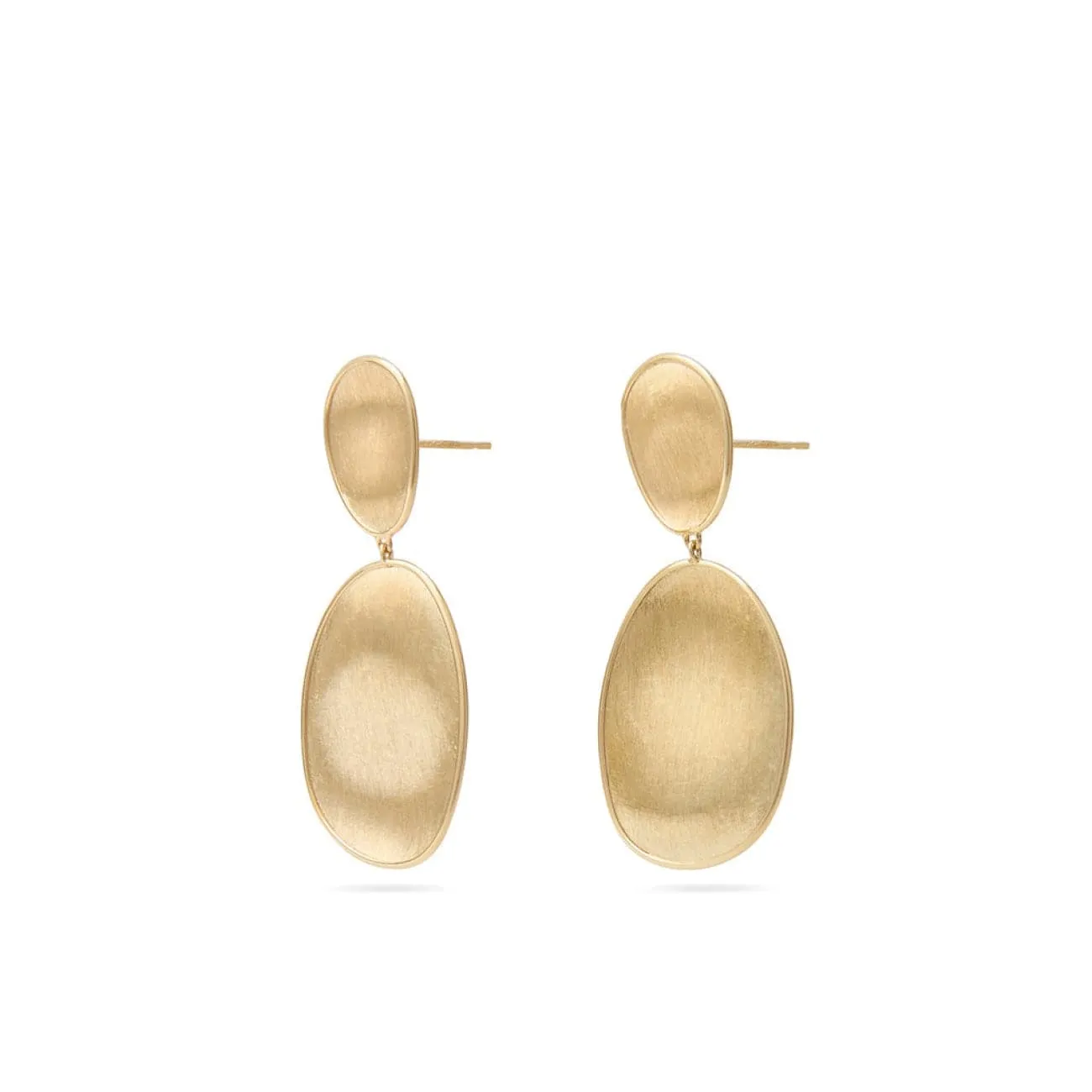 Lunaria 18K Yellow Gold Small Double Drop Earrings