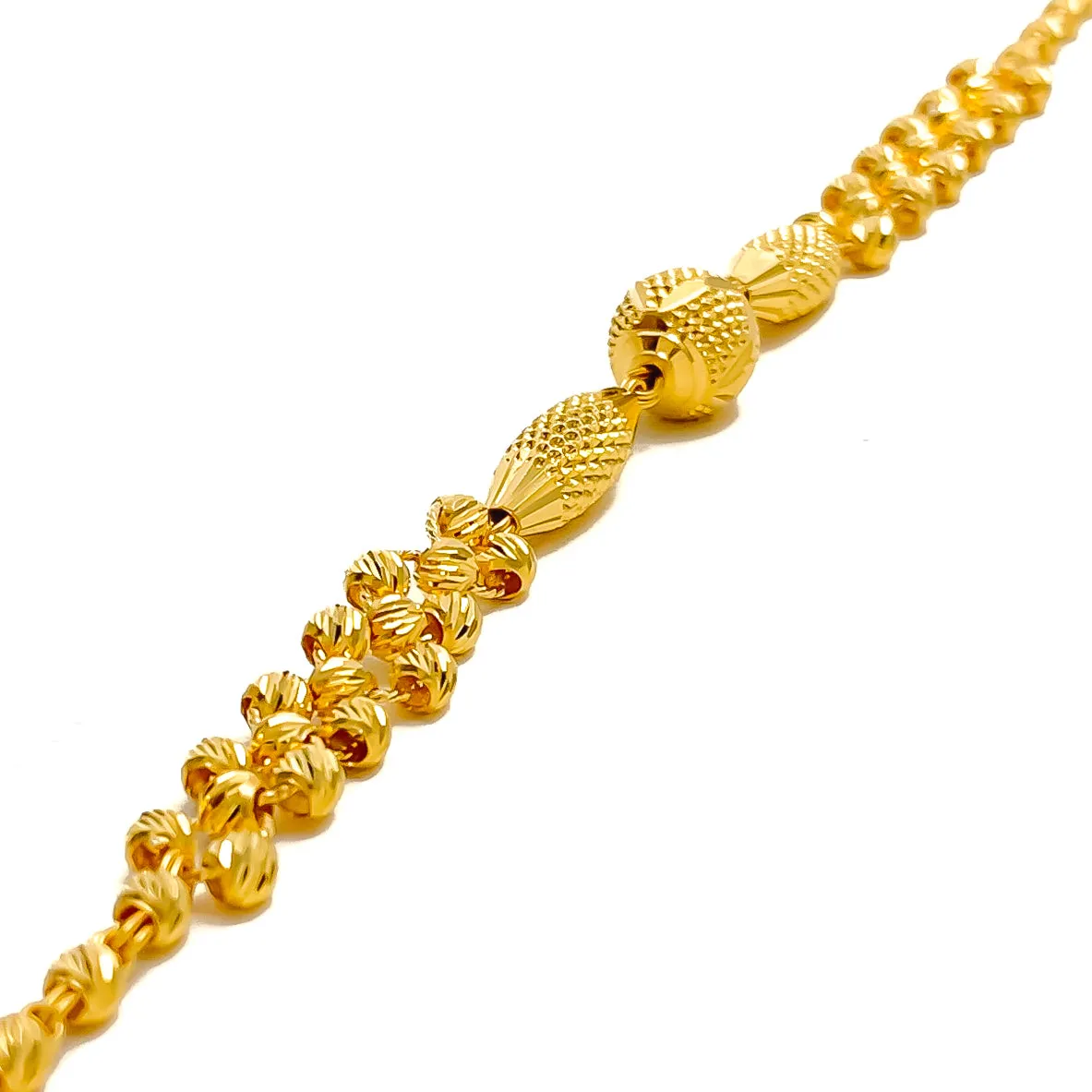 Lustrous Golden Elegant 22k Gold Bracelet