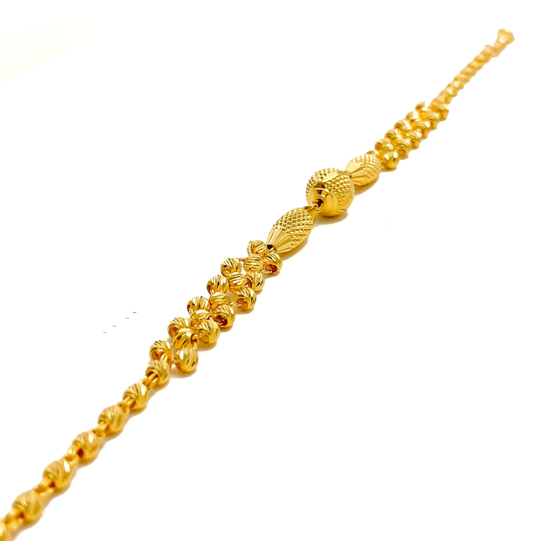 Lustrous Golden Elegant 22k Gold Bracelet
