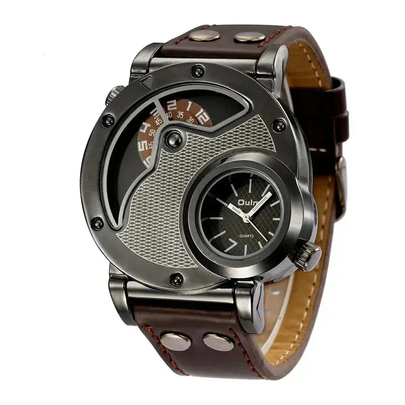 LUXURIOUS DUAL-TIME QUARTZ WATCH | Elegance Meets Precision