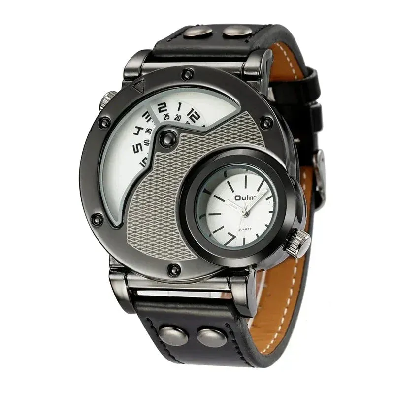 LUXURIOUS DUAL-TIME QUARTZ WATCH | Elegance Meets Precision