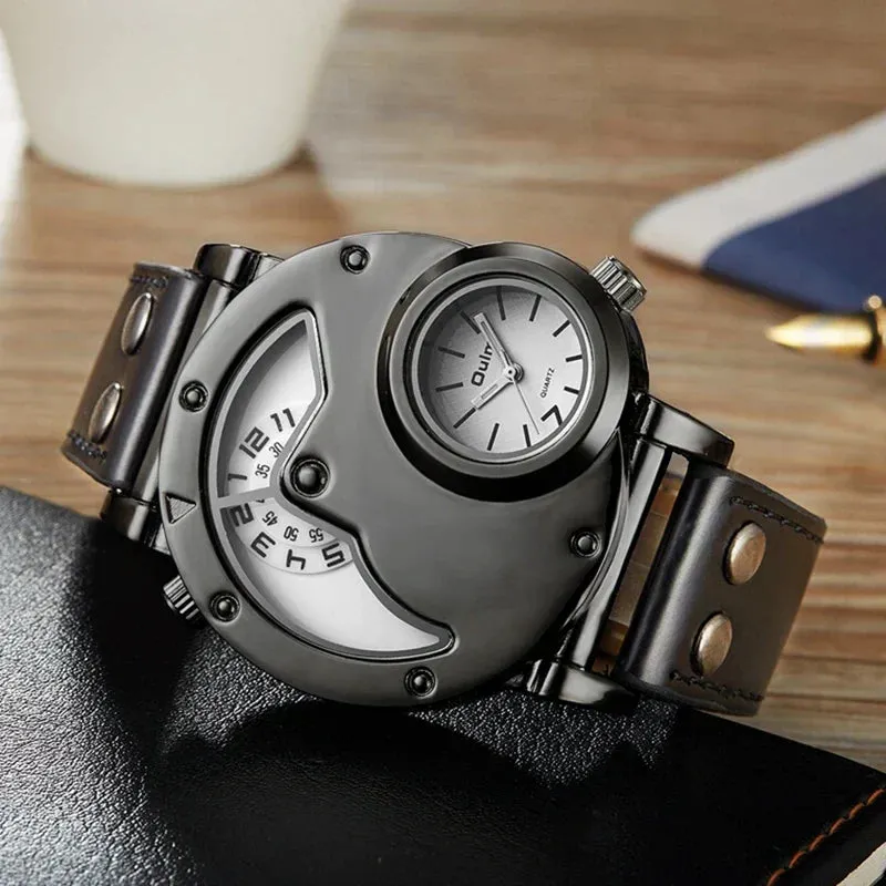 LUXURIOUS DUAL-TIME QUARTZ WATCH | Elegance Meets Precision