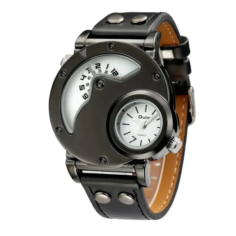 LUXURIOUS DUAL-TIME QUARTZ WATCH | Elegance Meets Precision