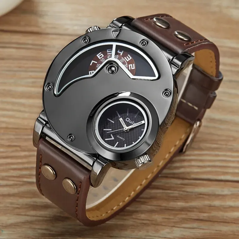 LUXURIOUS DUAL-TIME QUARTZ WATCH | Elegance Meets Precision