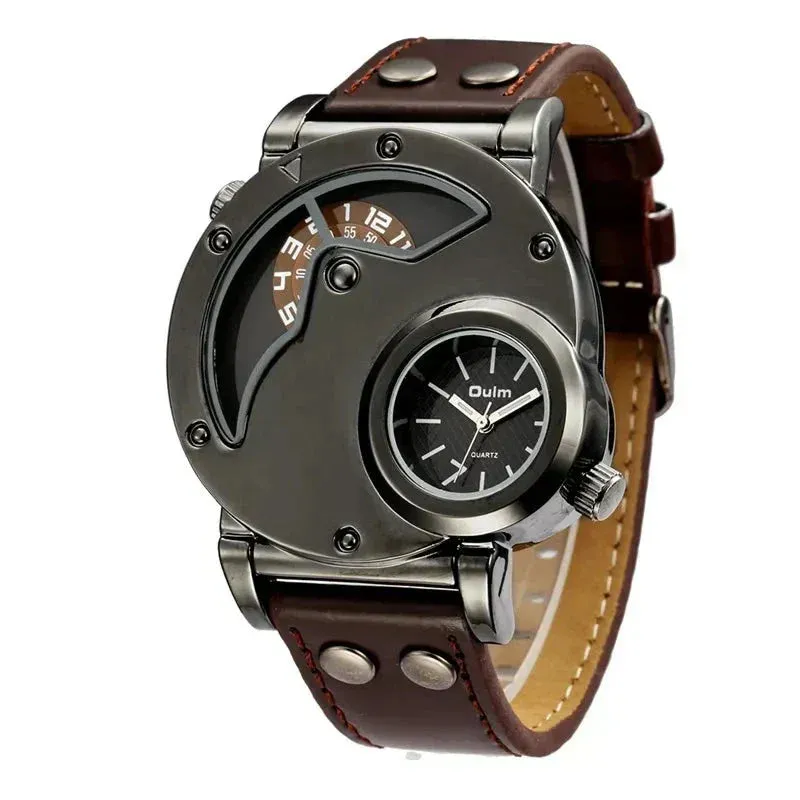 LUXURIOUS DUAL-TIME QUARTZ WATCH | Elegance Meets Precision