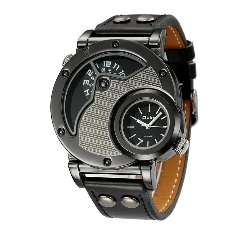 LUXURIOUS DUAL-TIME QUARTZ WATCH | Elegance Meets Precision
