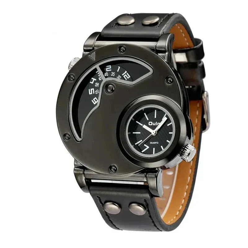 LUXURIOUS DUAL-TIME QUARTZ WATCH | Elegance Meets Precision