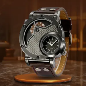 LUXURIOUS DUAL-TIME QUARTZ WATCH | Elegance Meets Precision