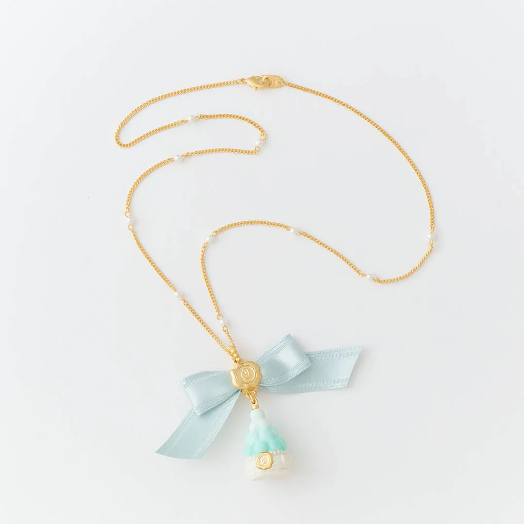 Macaron Tower Necklace (Mint)【Japan Jewelry】