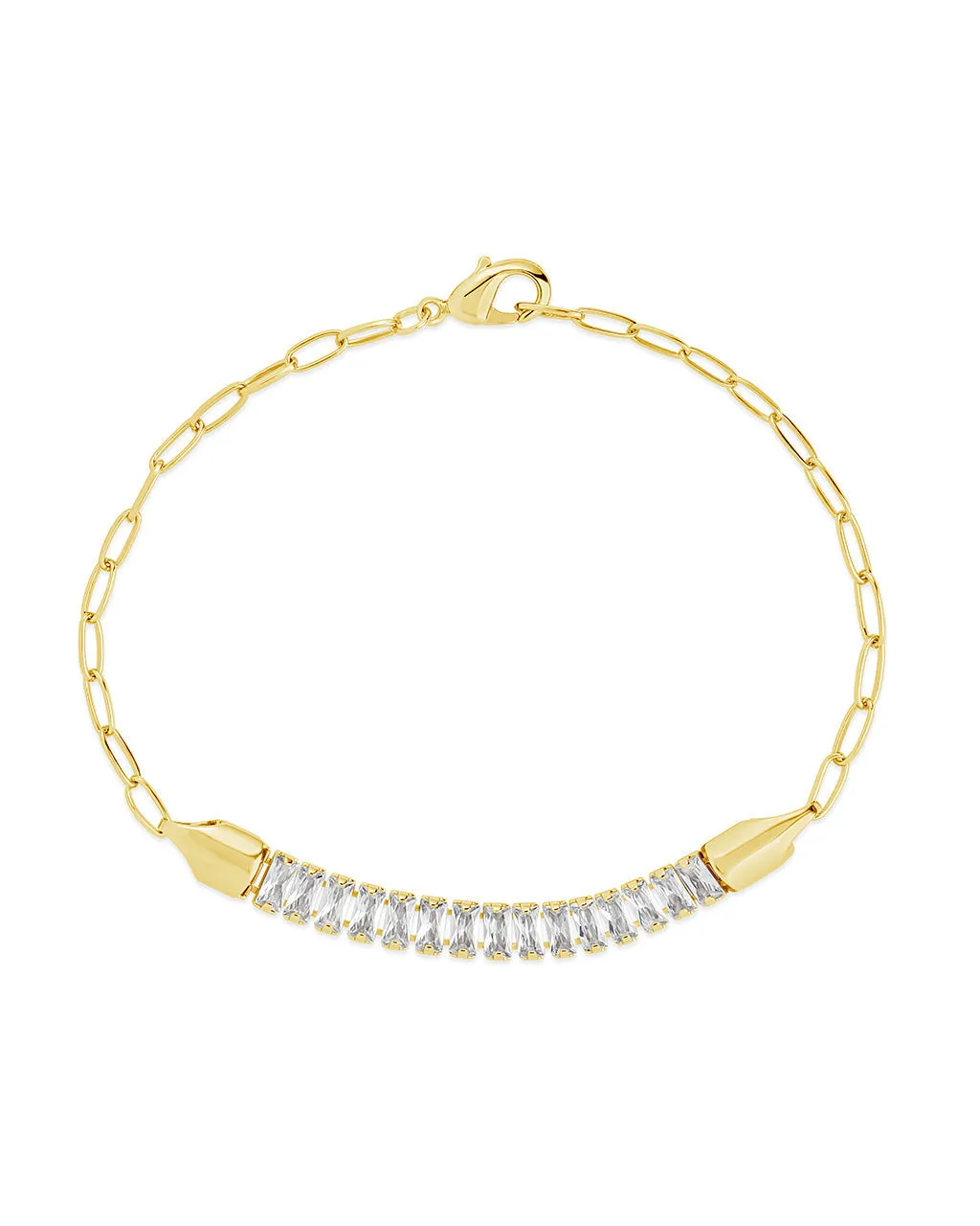 Mackenna CZ & Chain Bracelet