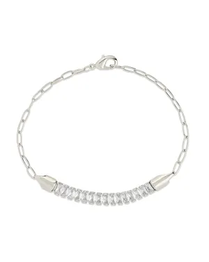 Mackenna CZ & Chain Bracelet