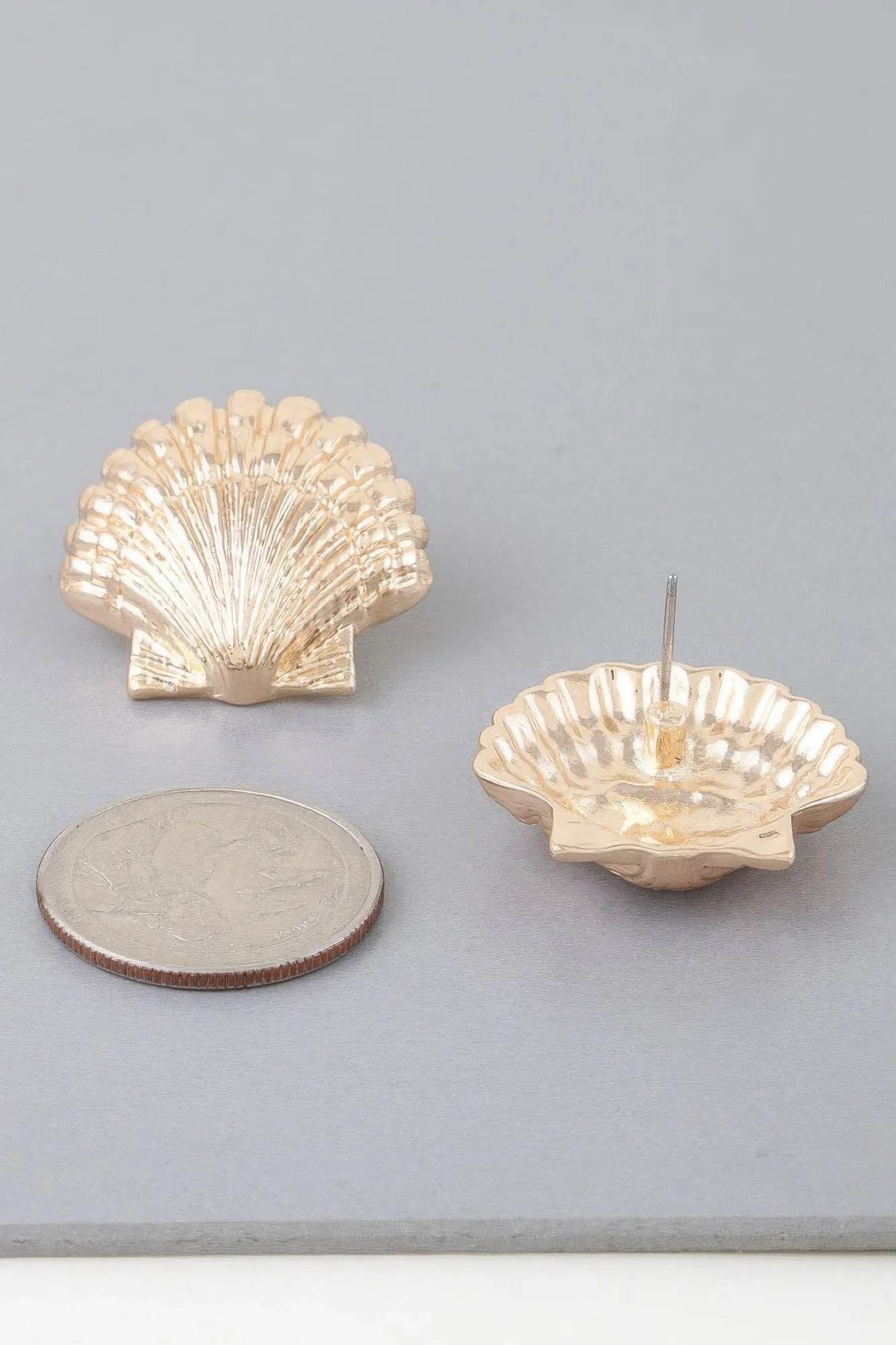 Majestic Clamshell Earrings