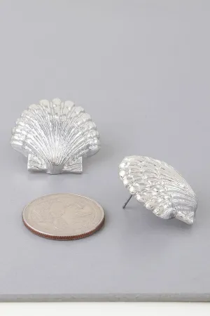 Majestic Clamshell Earrings