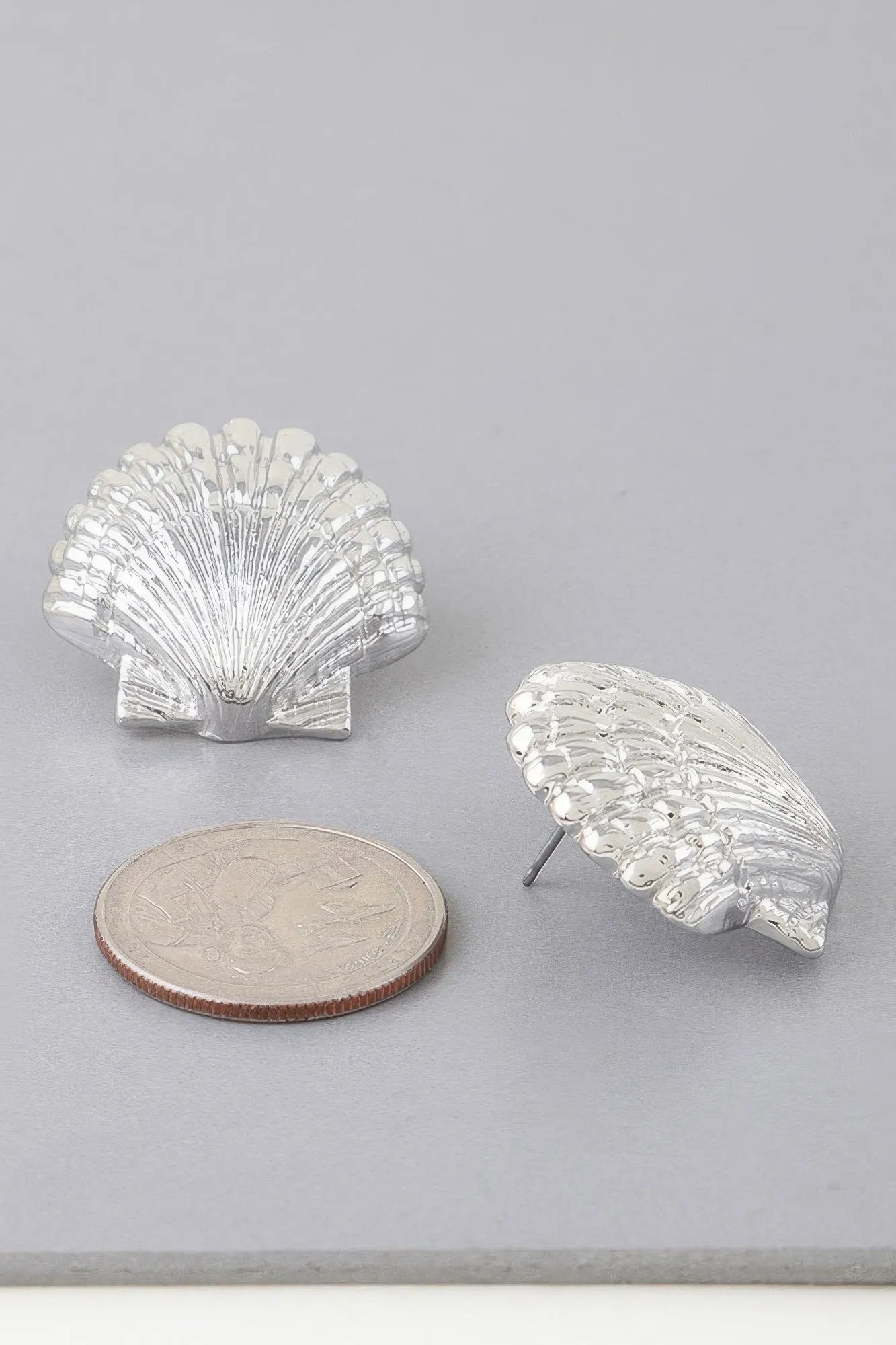 Majestic Clamshell Earrings