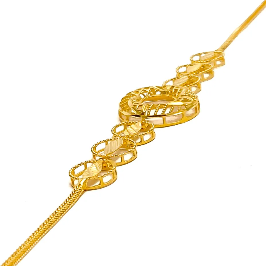 Majestic Glowing 21k Gold Bracelet