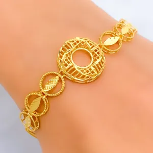 Majestic Glowing 21k Gold Bracelet