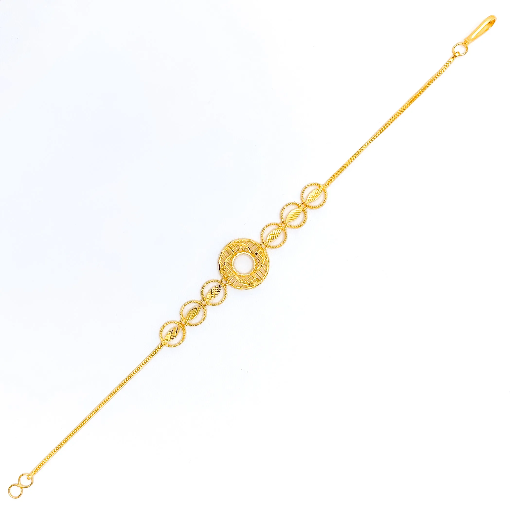 Majestic Glowing 21k Gold Bracelet