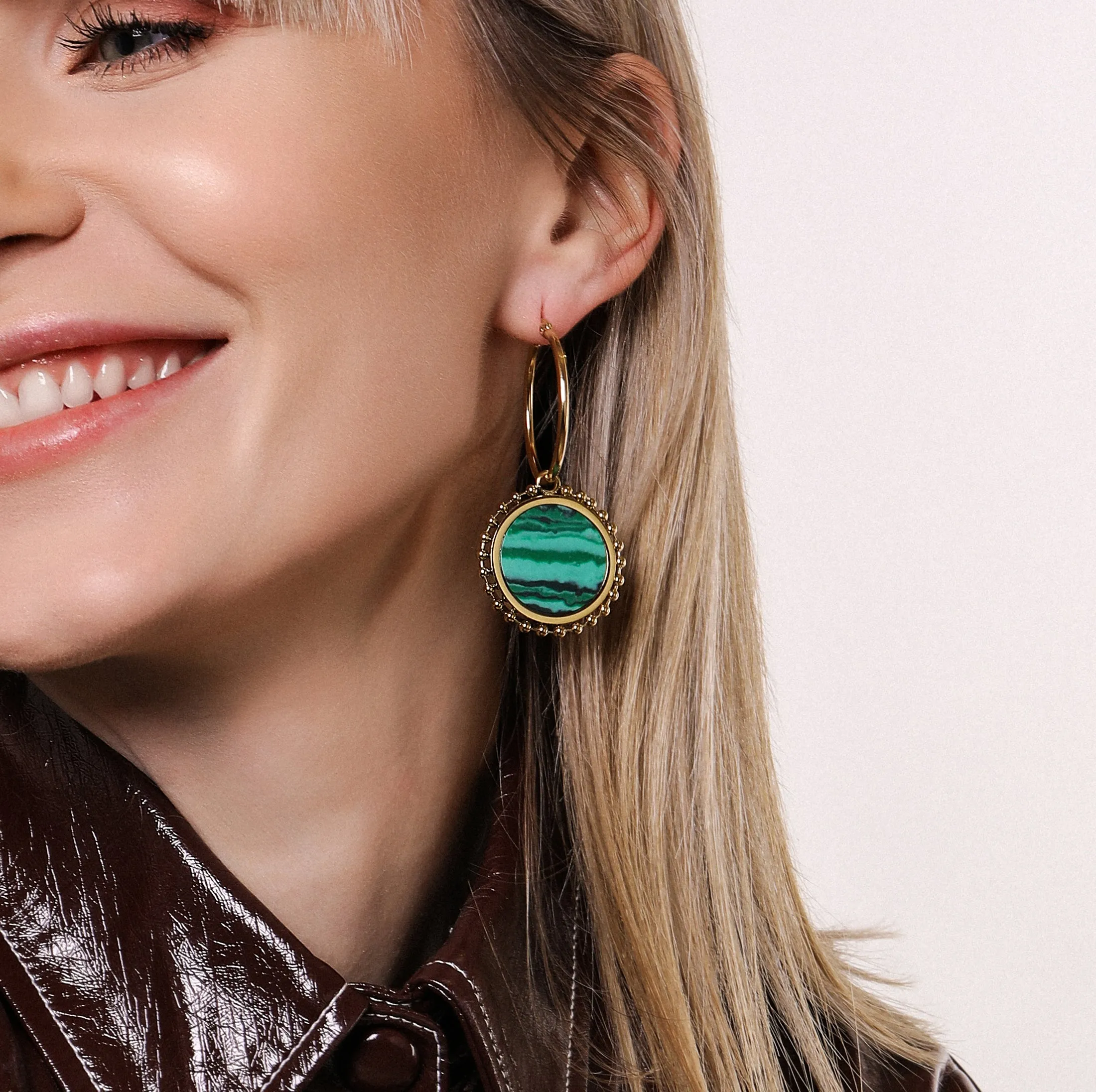 Malachite Stone Pendant