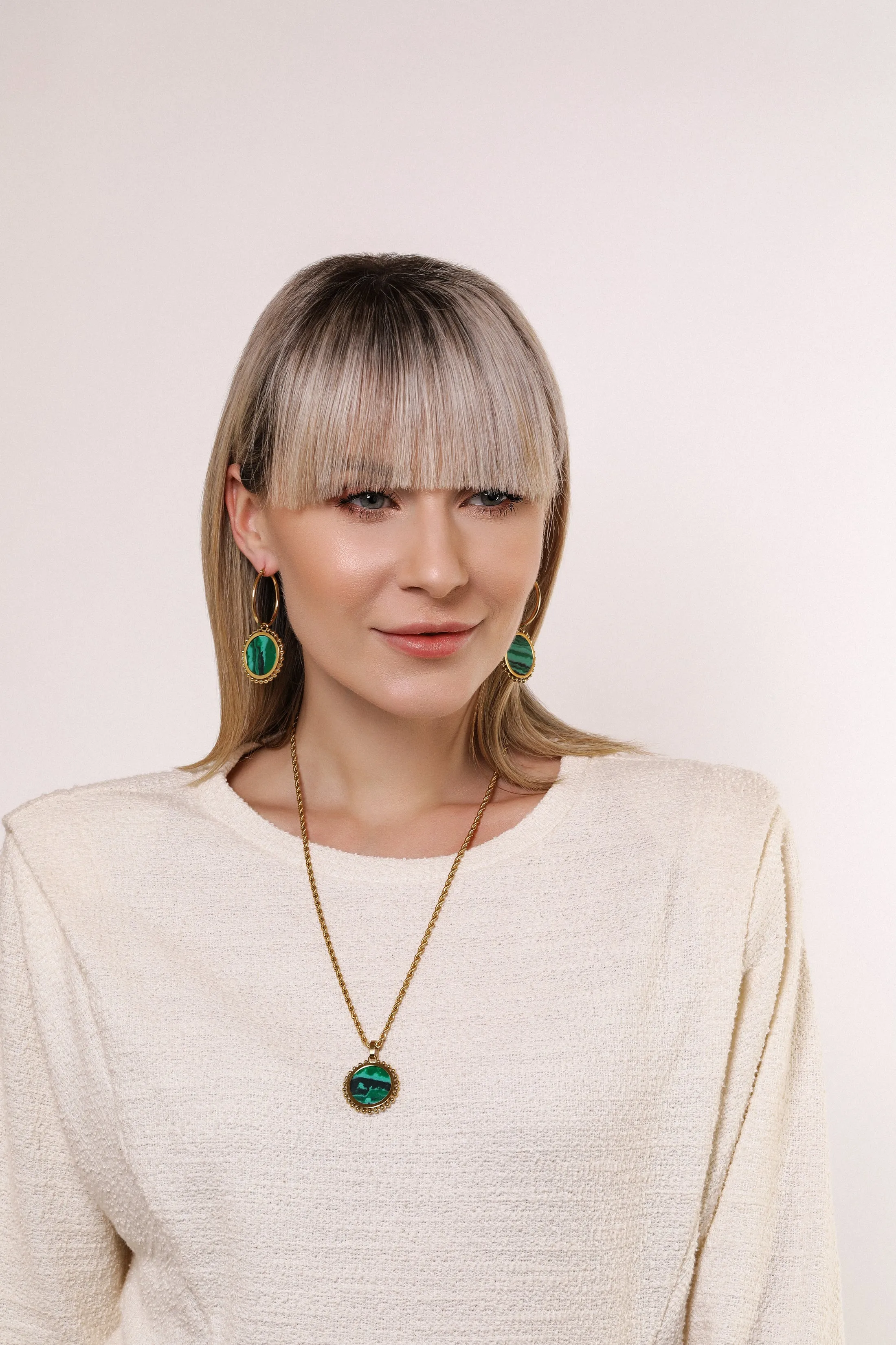 Malachite Stone Pendant