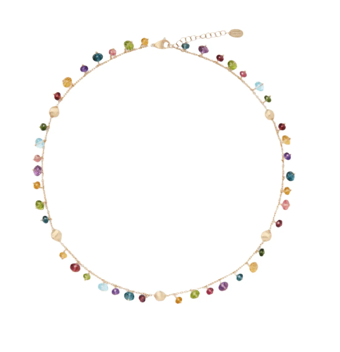 Marco Bicego 18K Yellow Gold Africa Mixed Gem Necklace